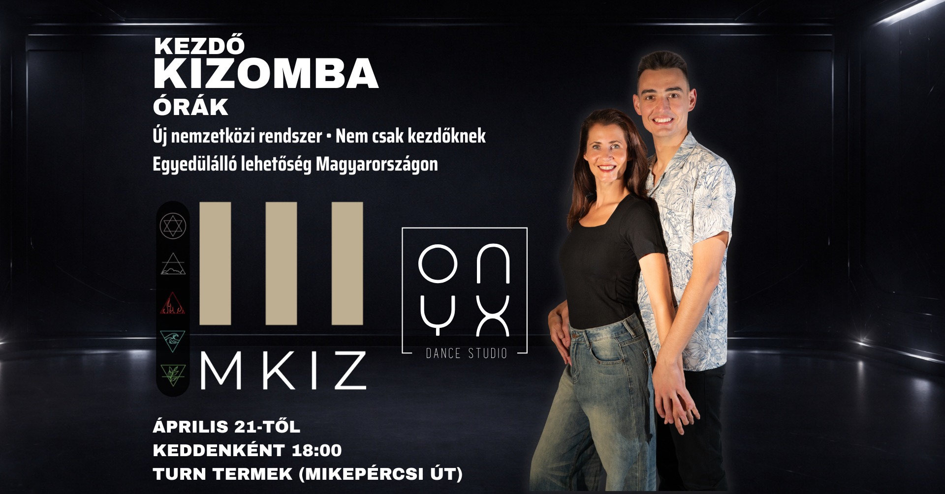 Kezdő Kizomba - MKIZ Tanfolyam